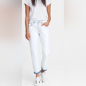 Rag And Bone Jeans Womens 25, Rosa Mid Rise Boyfriend Desert White